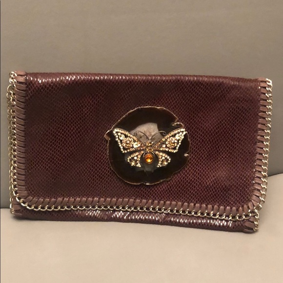 Lynn Rosencrantz vegan clutch with gemstones - Picture 2 of 8